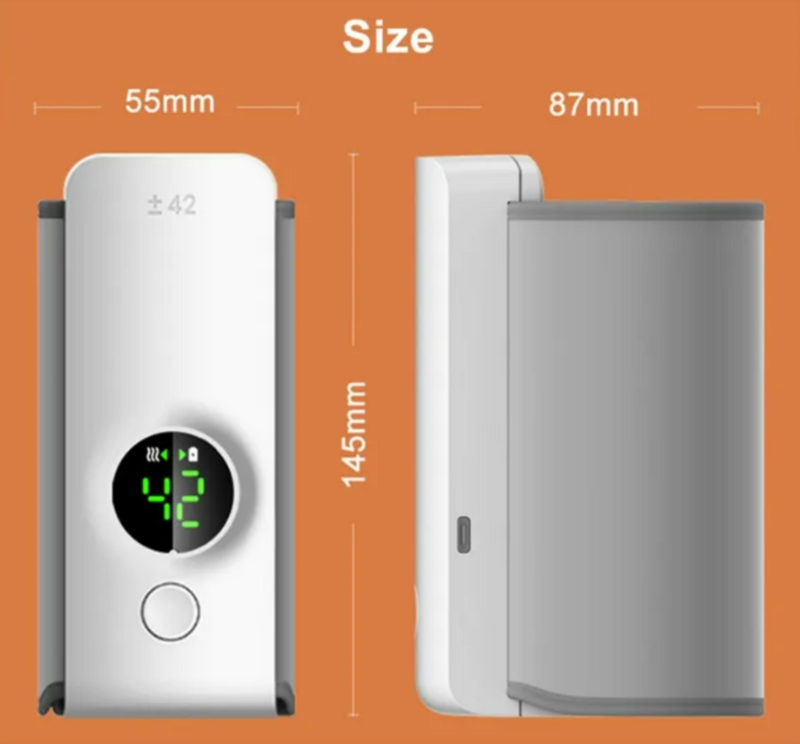 Portable wireless baby bottle warmer