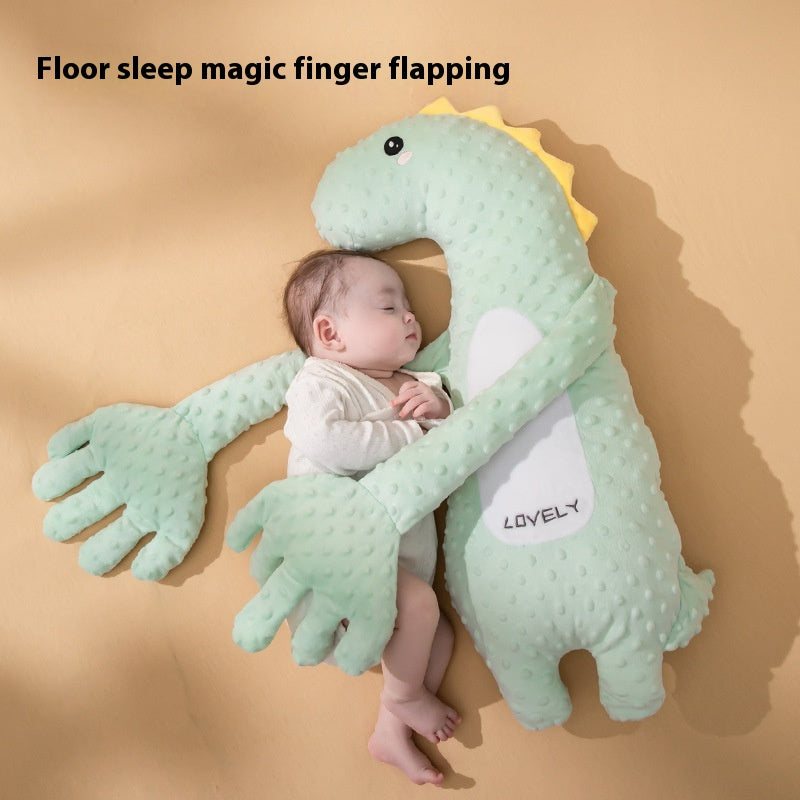 Soft animal-shaped baby pillow for nursery and sleep