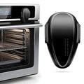 Oven Lock Child Safety (1 PACK) Cabinet Locks Baby Proofing Baby and Child Proof Locks for Drawer Stove Oven Door Upgrade Heat-Resistant Material Easy to Install No Toolf Need - Black-DAFUWENG