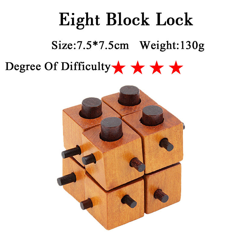 Kongming lock bamboo educational toy