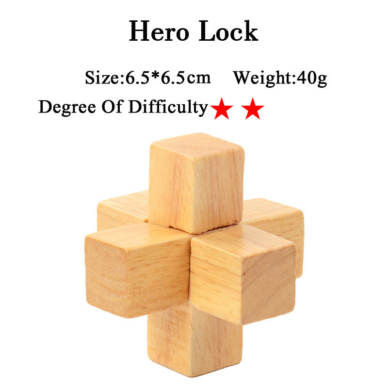 Kongming lock bamboo educational toy