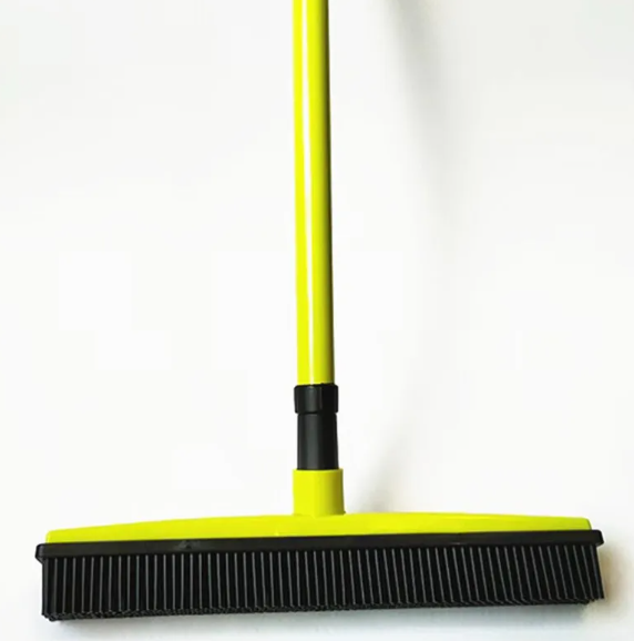 Pet hair removal broom mop with washable head