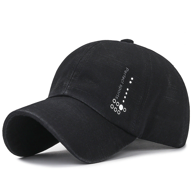 Washed Distressed Baseball Cap Men's Sun-shade